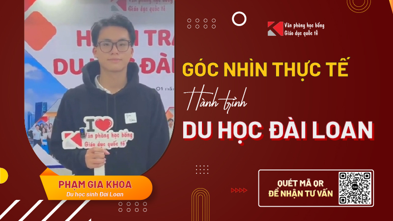 Hành trình chuẩn bị du học Đài Loan của Phạm Gia Khoa: Những cảm xúc đầu tiên trên con đường ra thế giới